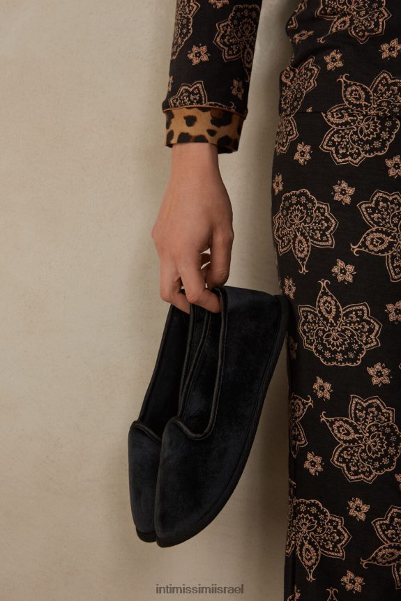 נעלי בית il Intimissimi נשים נעלי בית בסגנון פריולי 019-שחור 44DDXH1608