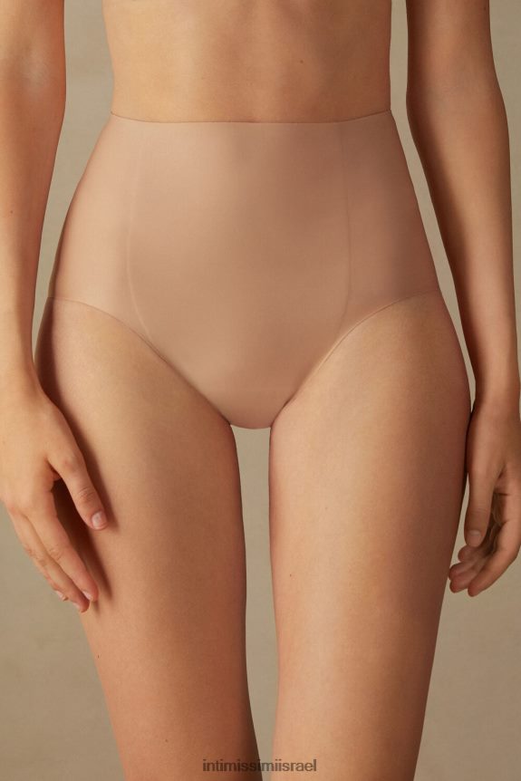תַחתוֹנִים il Intimissimi נשים תחתוני מיקרופייבר בגזרה גולמית 044-בז' רך 44DDXH1117