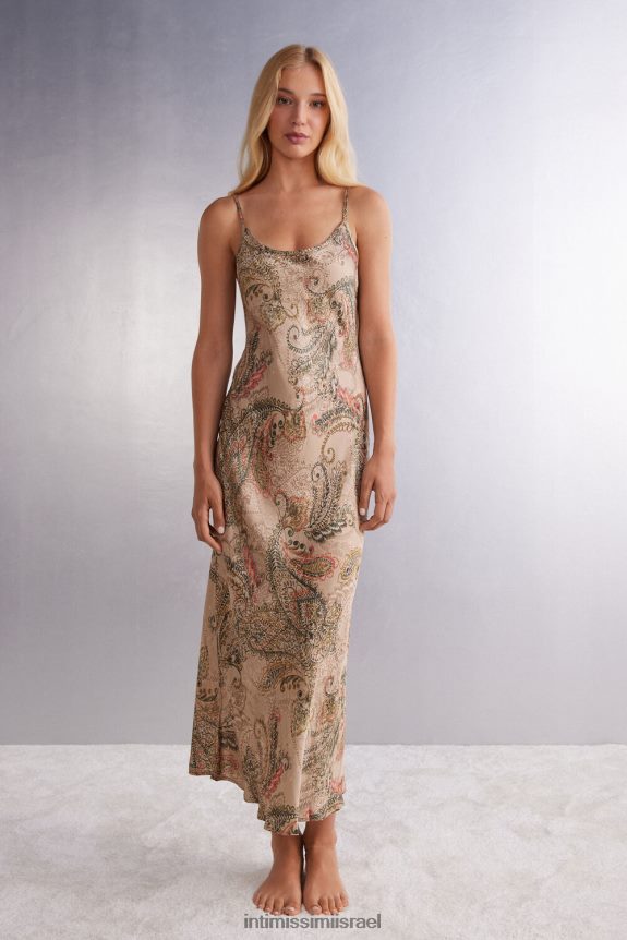 לבוש il Intimissimi נשים אלת הזהב באורך מלא מסאטן ויסקוזה אלת הזהב 342j-st 44DDXH1203