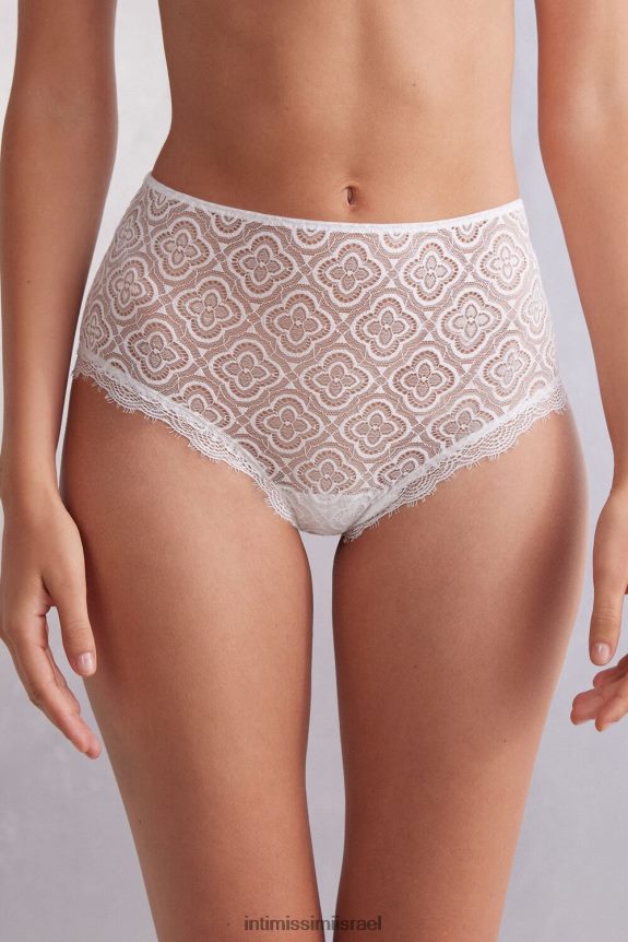 תַחתוֹנִים il Intimissimi נשים תחתונים צרפתיים עממיים וטעימים בגזרה גבוהה 352j-bianco perla 44DDXH888
