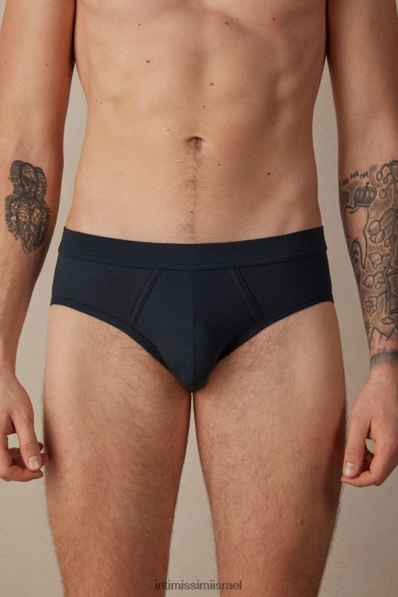 תַחתוֹנִים il Intimissimi גברים תחתוני סופימה טריים טבעיים מכותנה כחול 800-חצות 44DDXH48