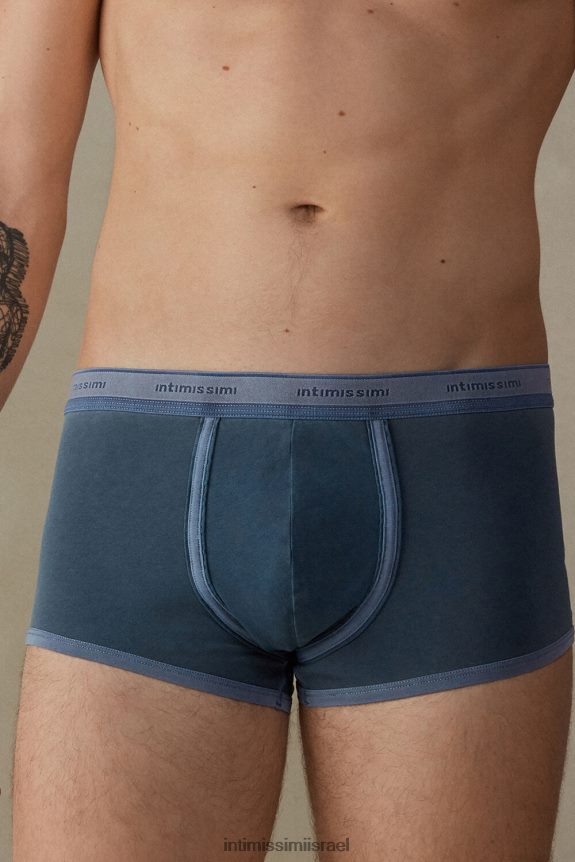 תַחתוֹנִים il Intimissimi גברים בוקסר כותנה סופימה סטרץ' צבוע בבגד 864i-כחול כהה 44DDXH78
