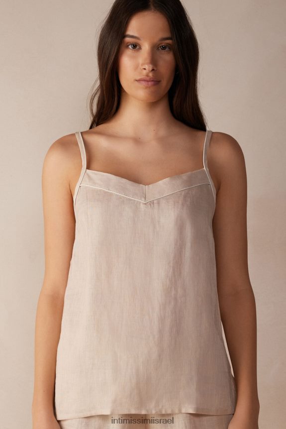 לבוש il Intimissimi נשים משטח מצעי לילה של יאכטה חבל 913i-בז' 44DDXH1284