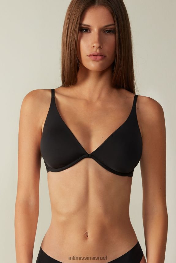 תַחתוֹנִים il Intimissimi נשים חזיית balconette מיקרופייבר קלה במיוחד של ג'וליה 019-שחור 44DDXH722
